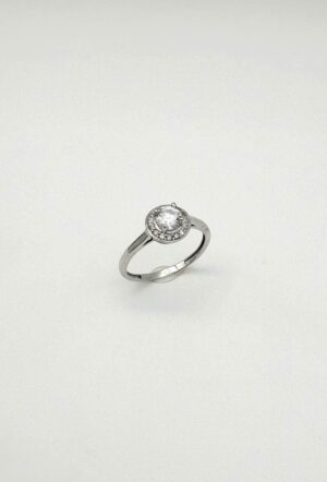 انگشتر solitaire halo